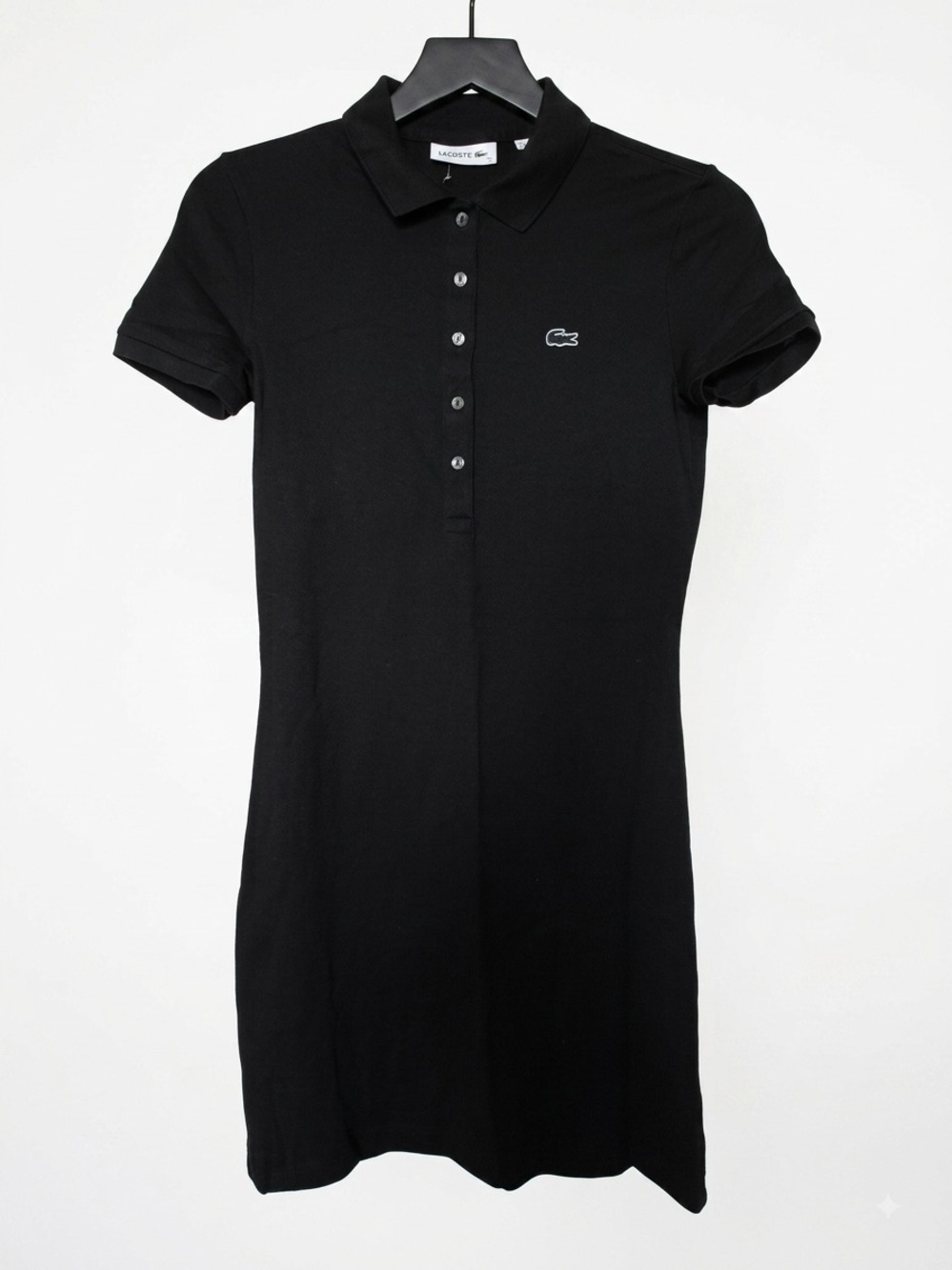 Lacoste Black Short-Sleeve Polo Dress - Picture 2 of 2